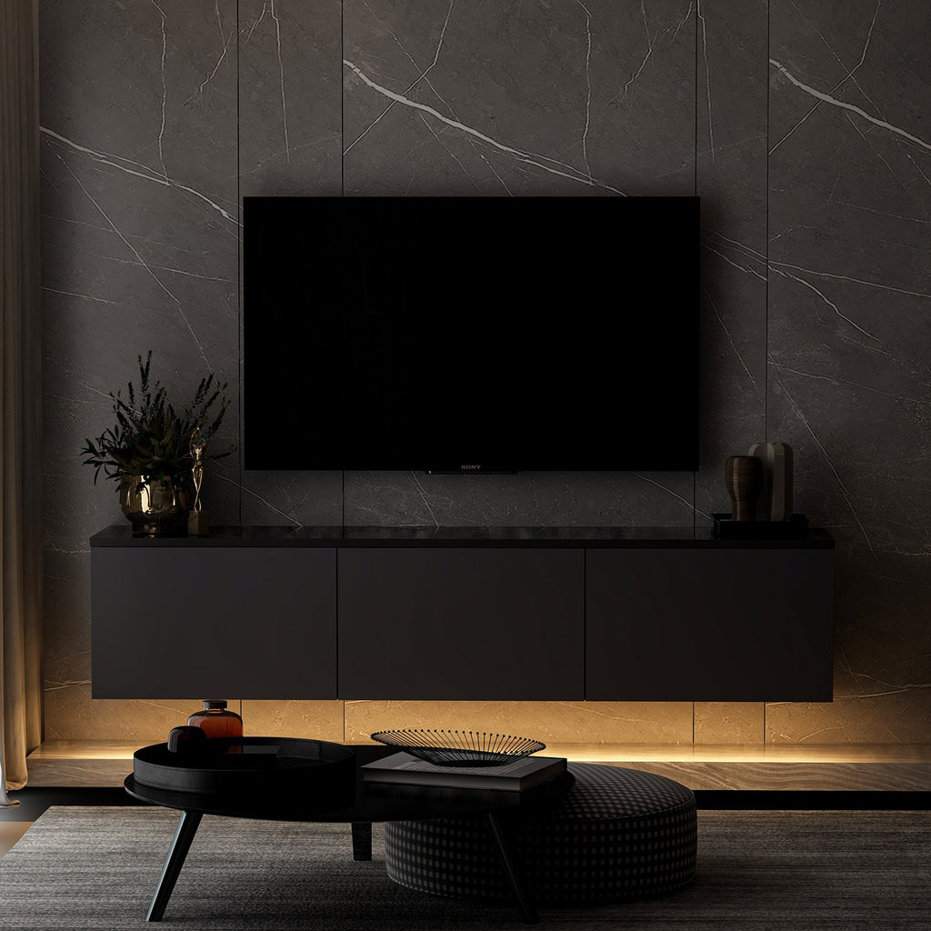 Muebles de TV Néon Lumineux - Antracita