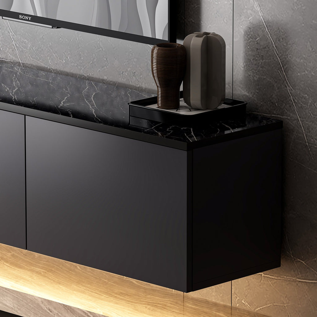 Muebles de TV Néon Lumineux - Antracita