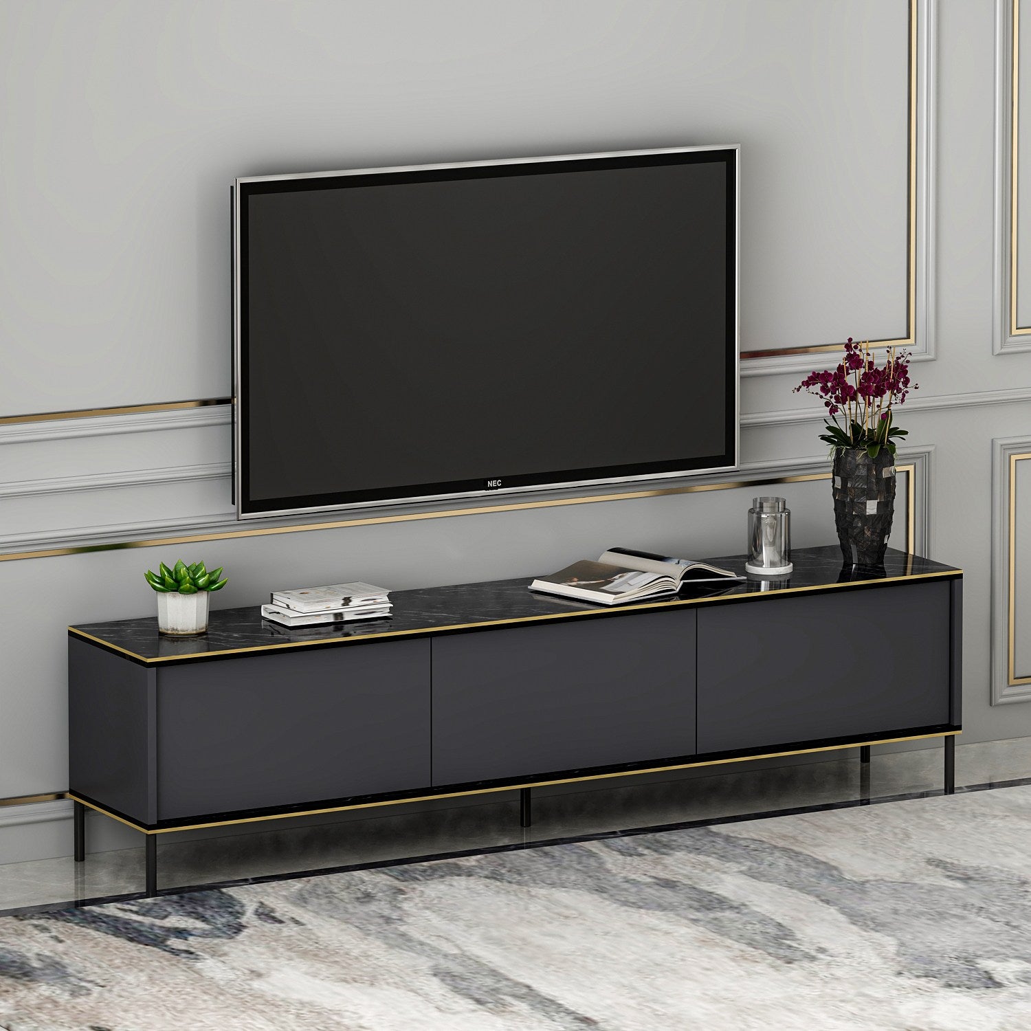 Meubles Tv Imaj - Anthracite