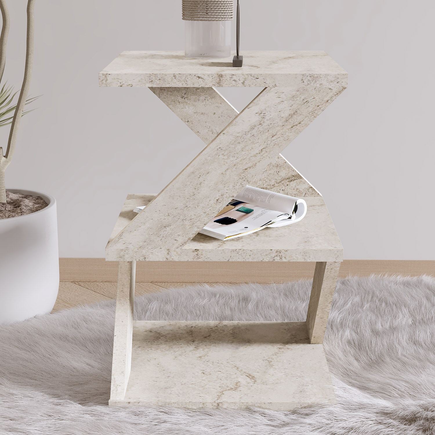 Tables D'Appoint Albeni - Travertin