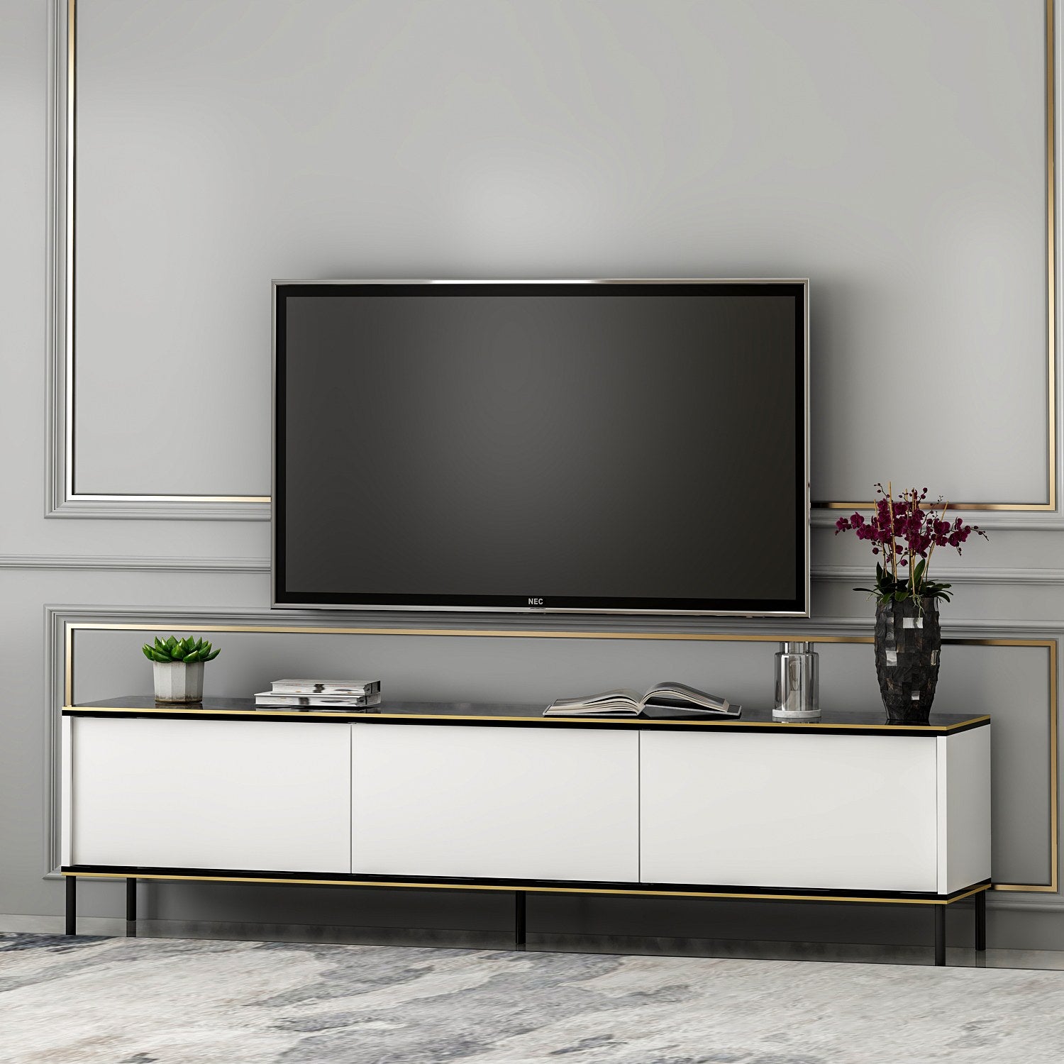Meubles Tv Imaj - Blanc