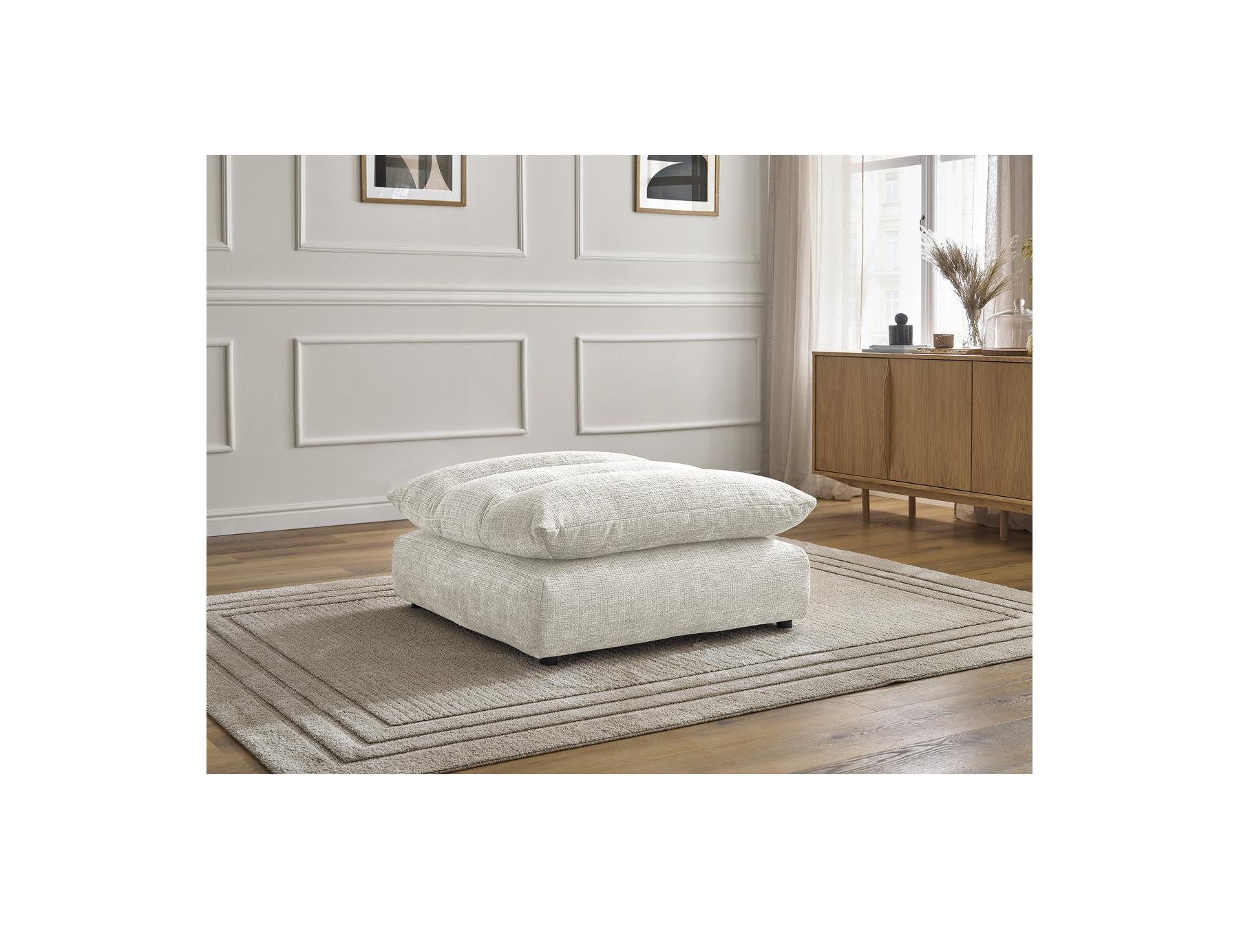 Neil - Pouf - Tissu Texturé