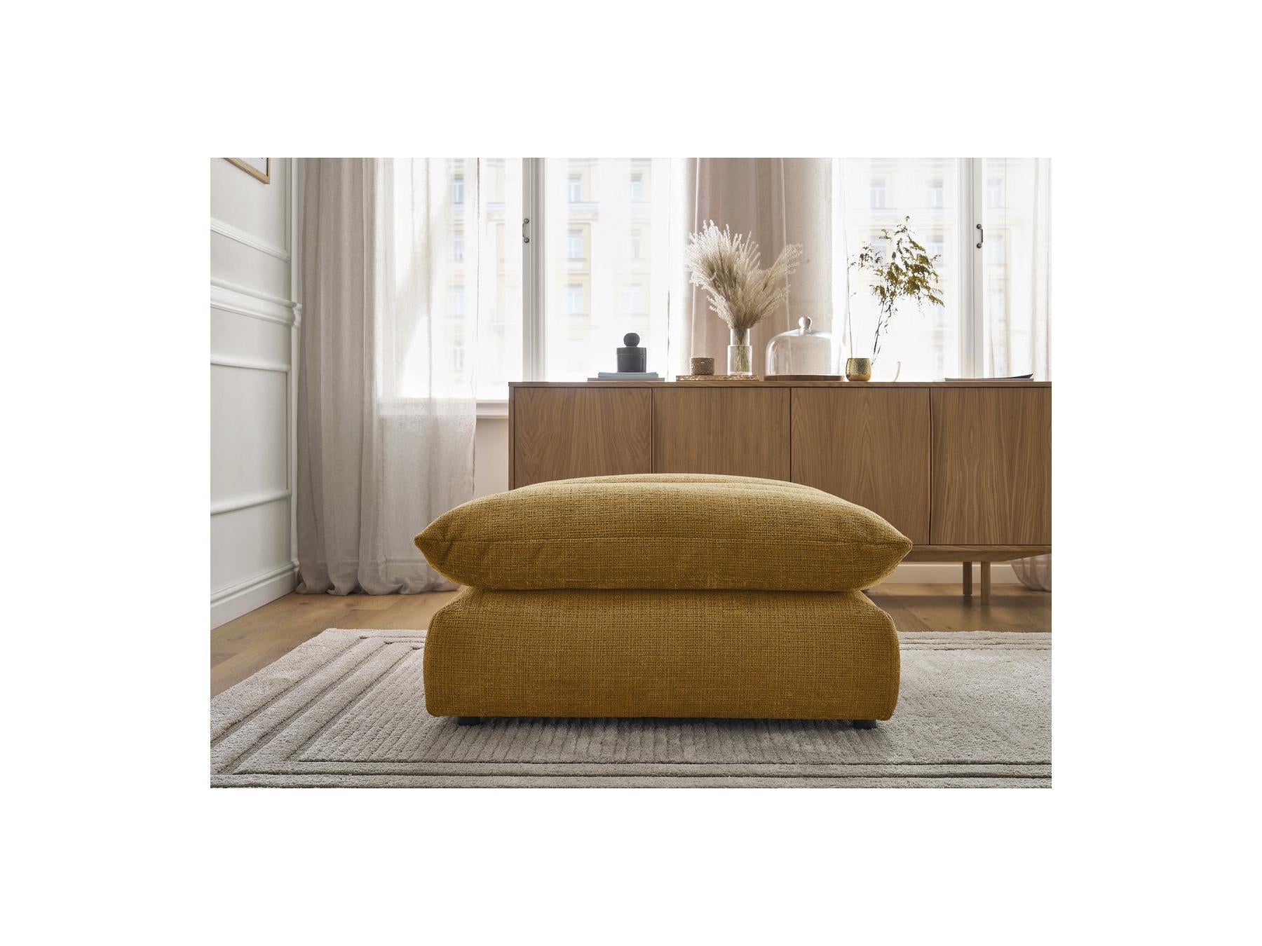 Neil - Pouf - Tissu Texturé