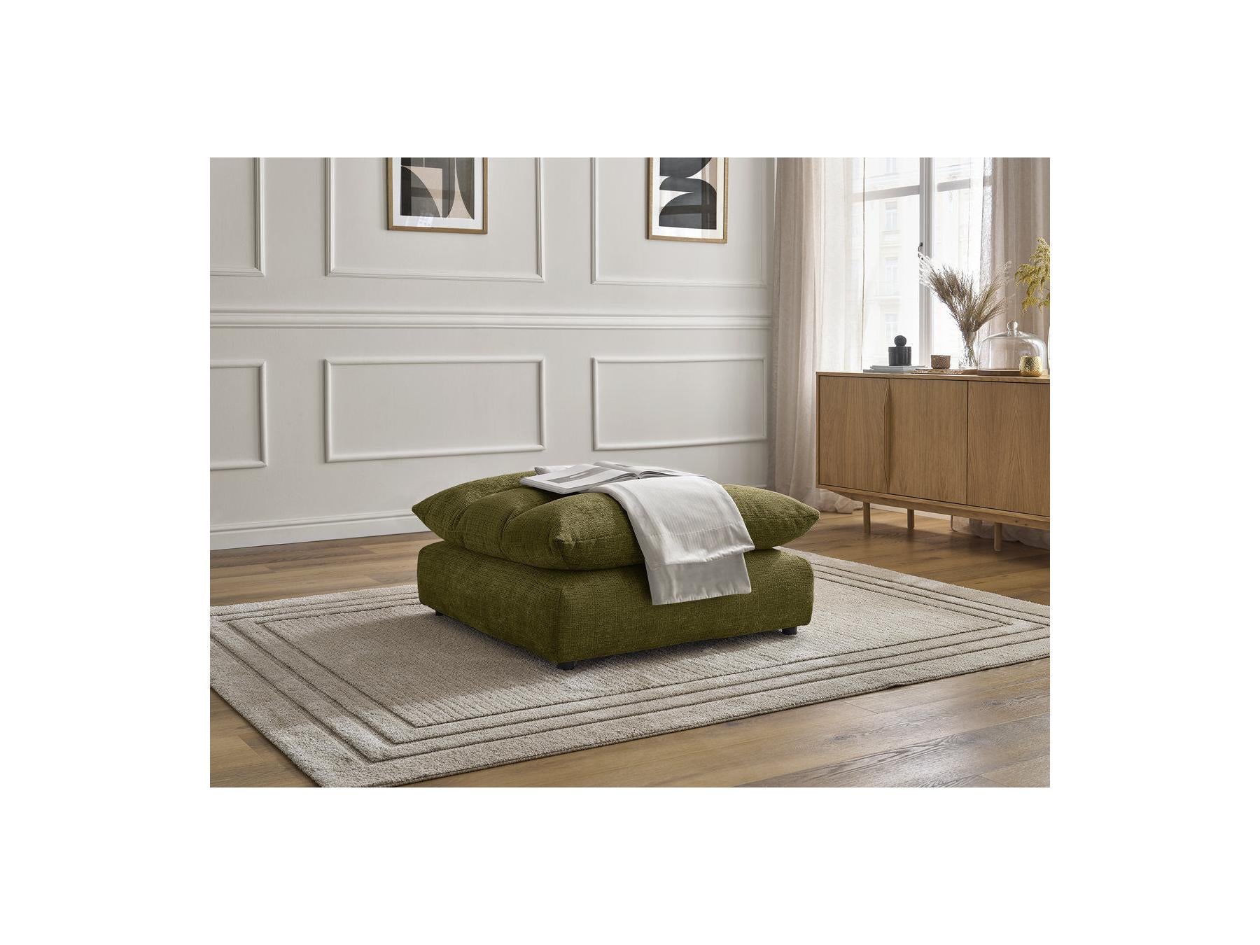 Neil - Pouf - Tissu Texturé