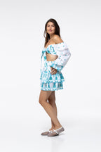 Jupe Paulina - Aqua Pineapple