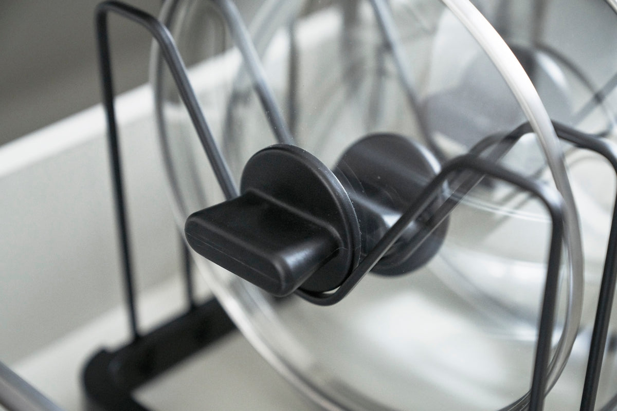 Extendable Pan & Lid Organiser - Tower - Black