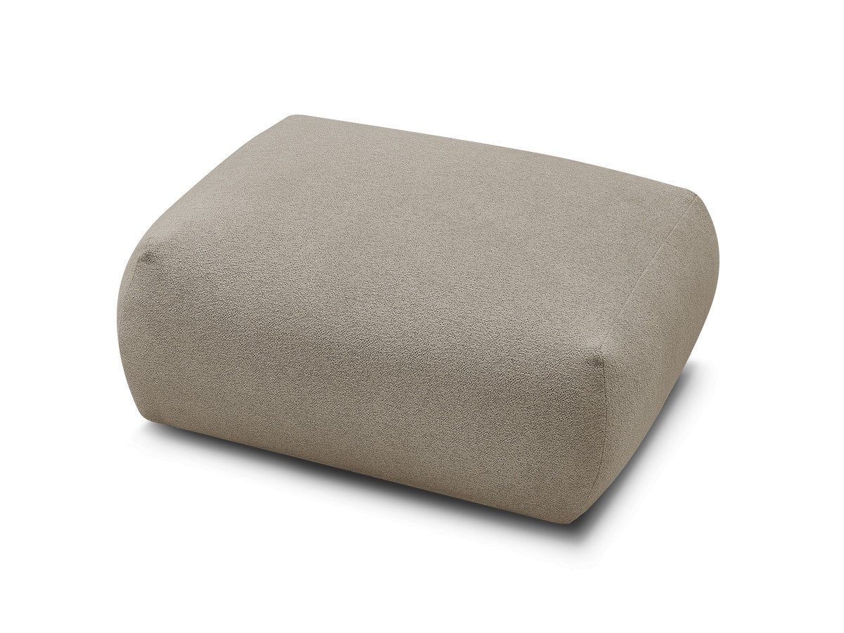 Voltaire - Pouf Carré - Tissu Chiné