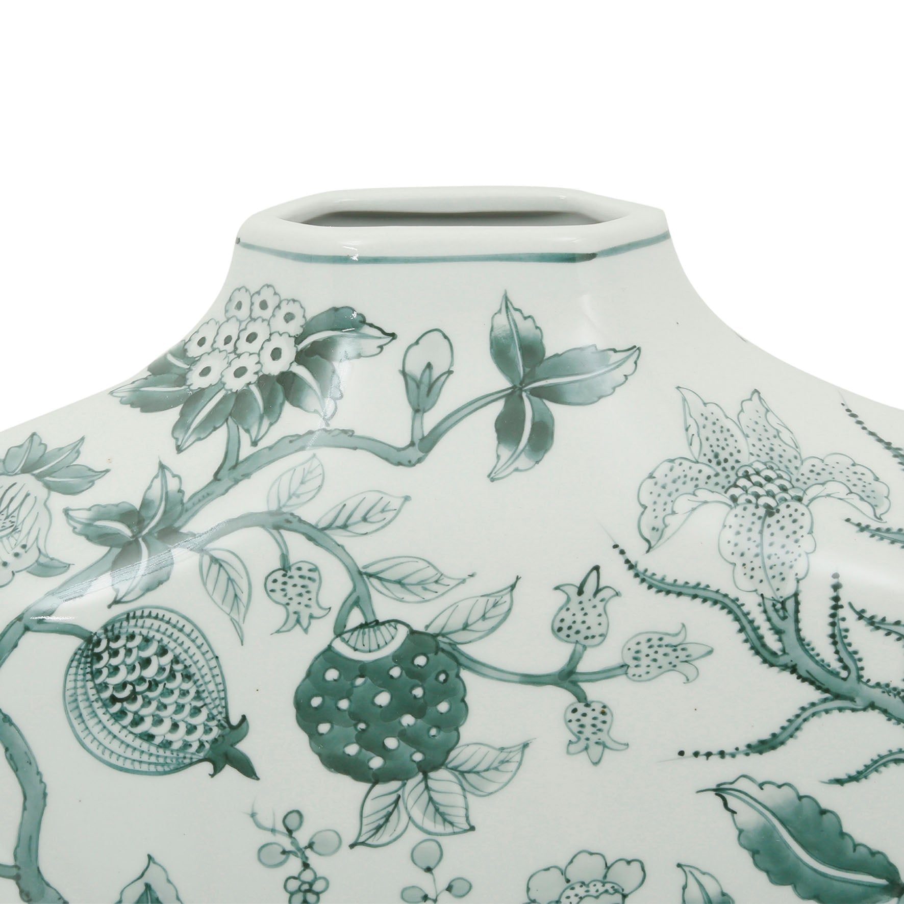 Vase Ming - Gris Porcelaine