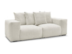 Voltaire - Modular Fixed Straight Sofa - Mottled Fabric