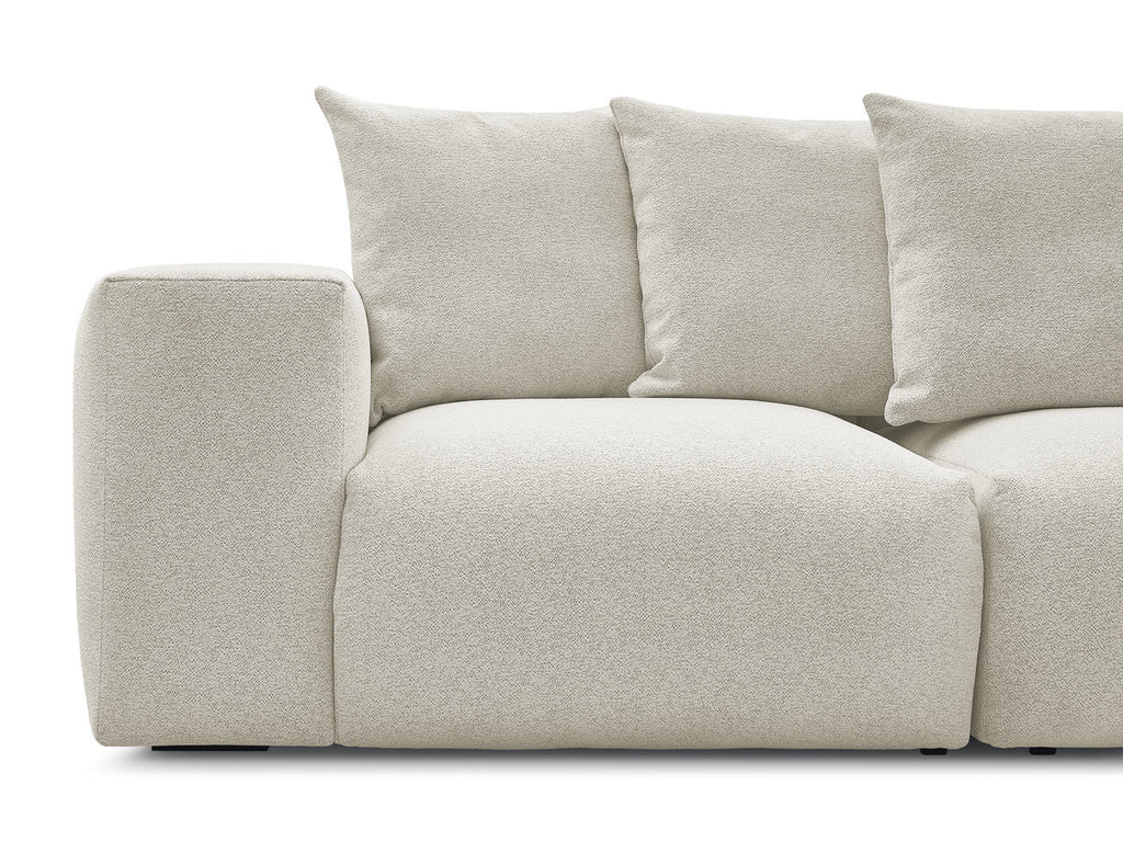 Voltaire - Modular Fixed Straight Sofa - Mottled Fabric