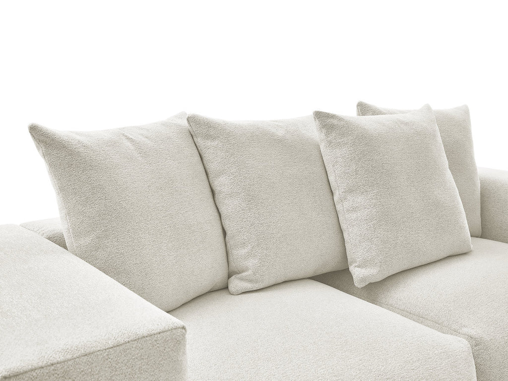 Voltaire - Modular Fixed Straight Sofa - Mottled Fabric