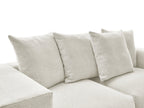 Voltaire - Modular Fixed Straight Sofa - Mottled Fabric