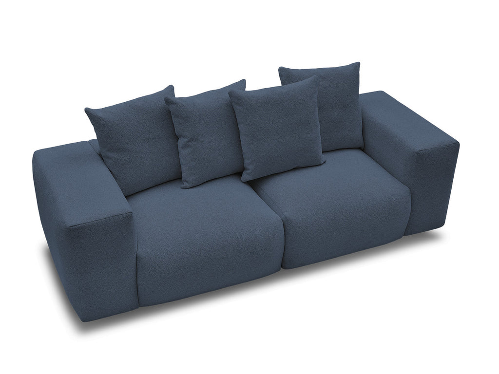 Voltaire - Modular Fixed Straight Sofa - Mottled Fabric