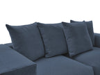 Voltaire - Modular Fixed Straight Sofa - Mottled Fabric