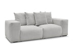 Voltaire - Modular Fixed Straight Sofa - Mottled Fabric