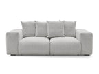 Voltaire - Modular Fixed Straight Sofa - Mottled Fabric