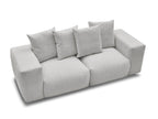 Voltaire - Modular Fixed Straight Sofa - Mottled Fabric