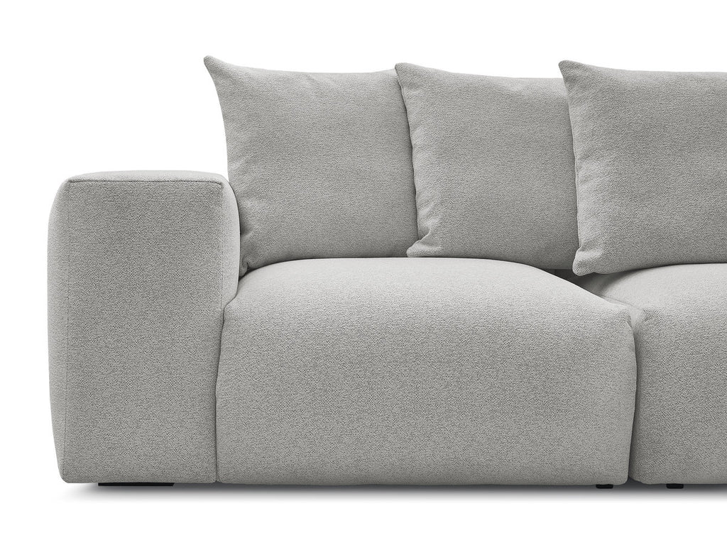 Voltaire - Modular Fixed Straight Sofa - Mottled Fabric