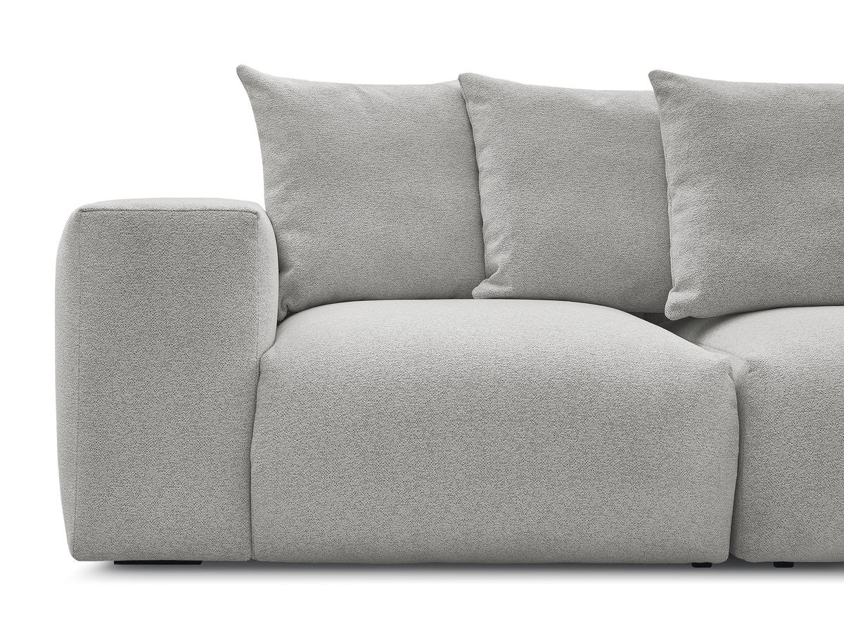 Voltaire - Modular Fixed Straight Sofa - Mottled Fabric