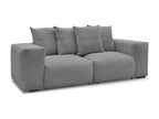 Voltaire - Modular Fixed Straight Sofa - Mottled Fabric