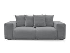 Voltaire - Modular Fixed Straight Sofa - Mottled Fabric
