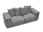 Voltaire - Modular Fixed Straight Sofa - Mottled Fabric