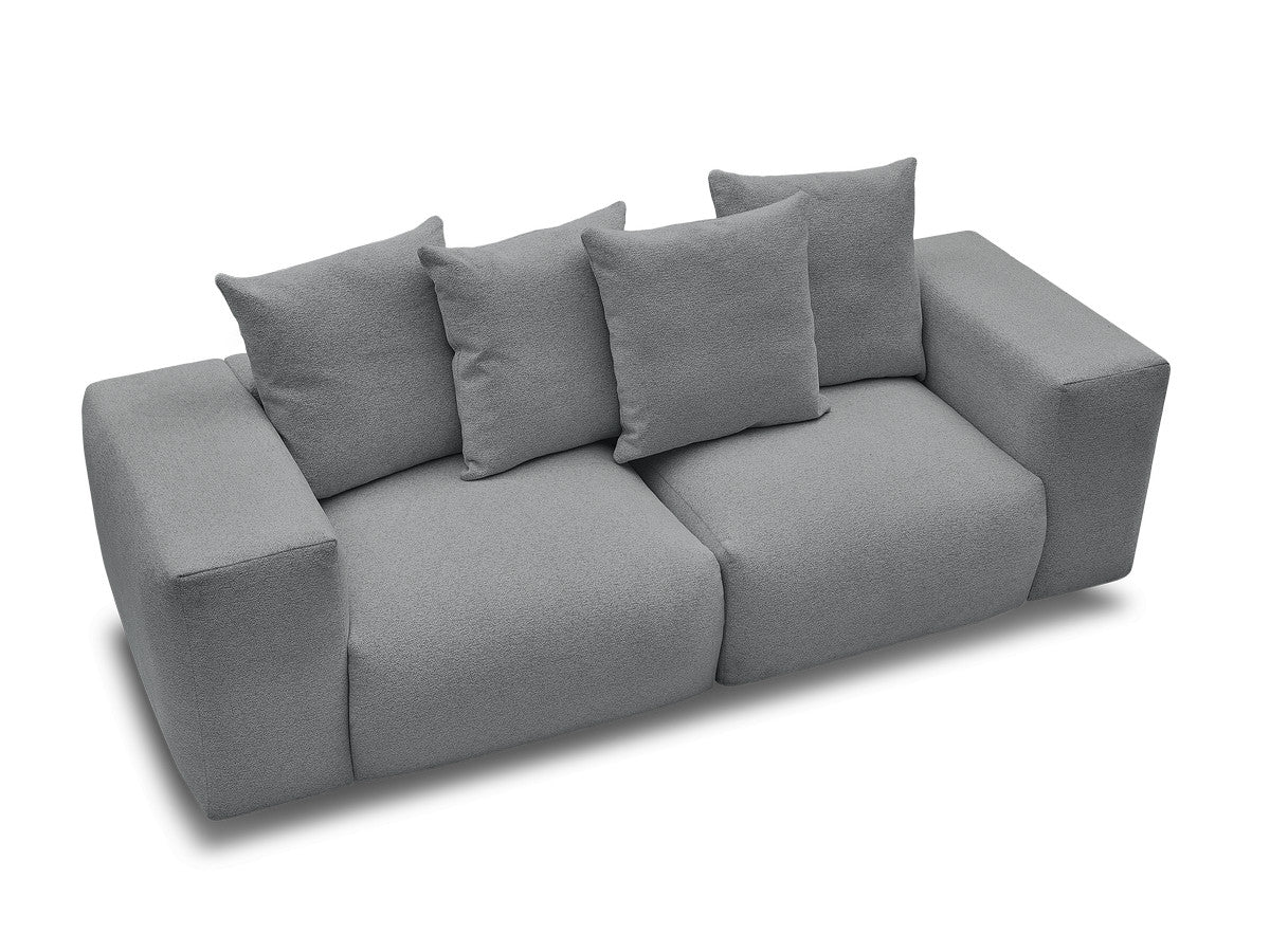 Voltaire - Modular Fixed Straight Sofa - Mottled Fabric