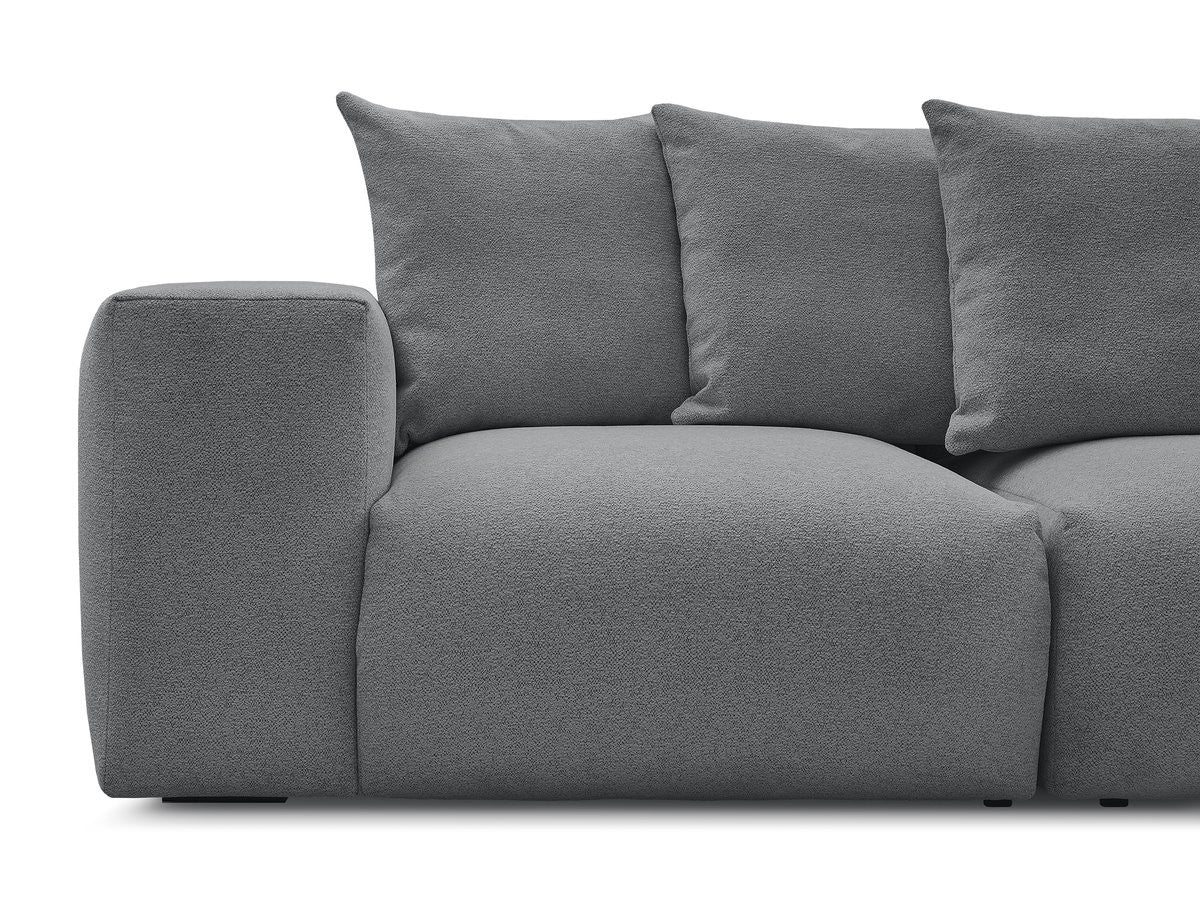Voltaire - Modular Fixed Straight Sofa - Mottled Fabric