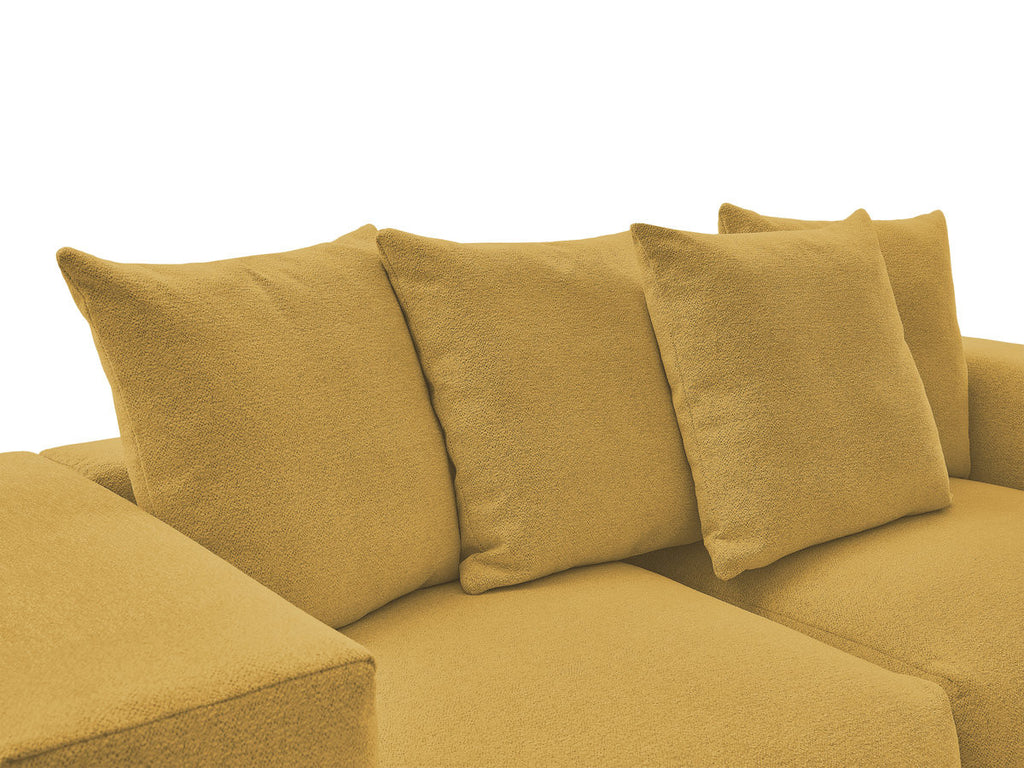 Voltaire - Modular Fixed Straight Sofa - Mottled Fabric