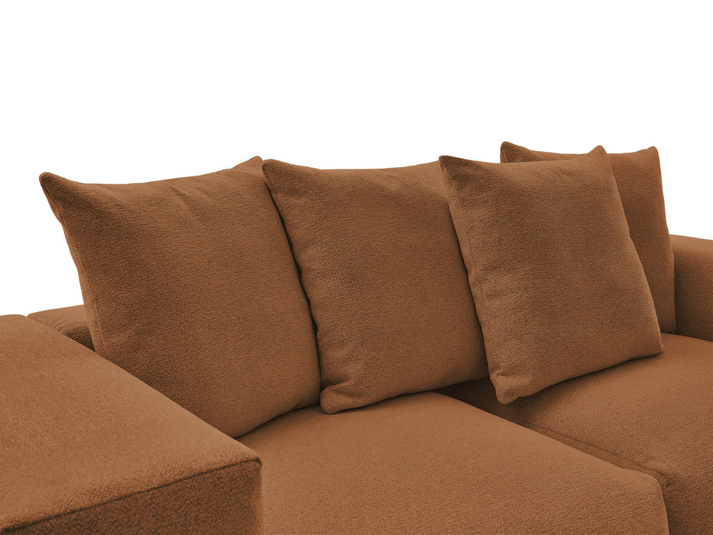 Voltaire - Modular Fixed Straight Sofa - Mottled Fabric