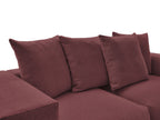 Voltaire - Modular Fixed Straight Sofa - Mottled Fabric