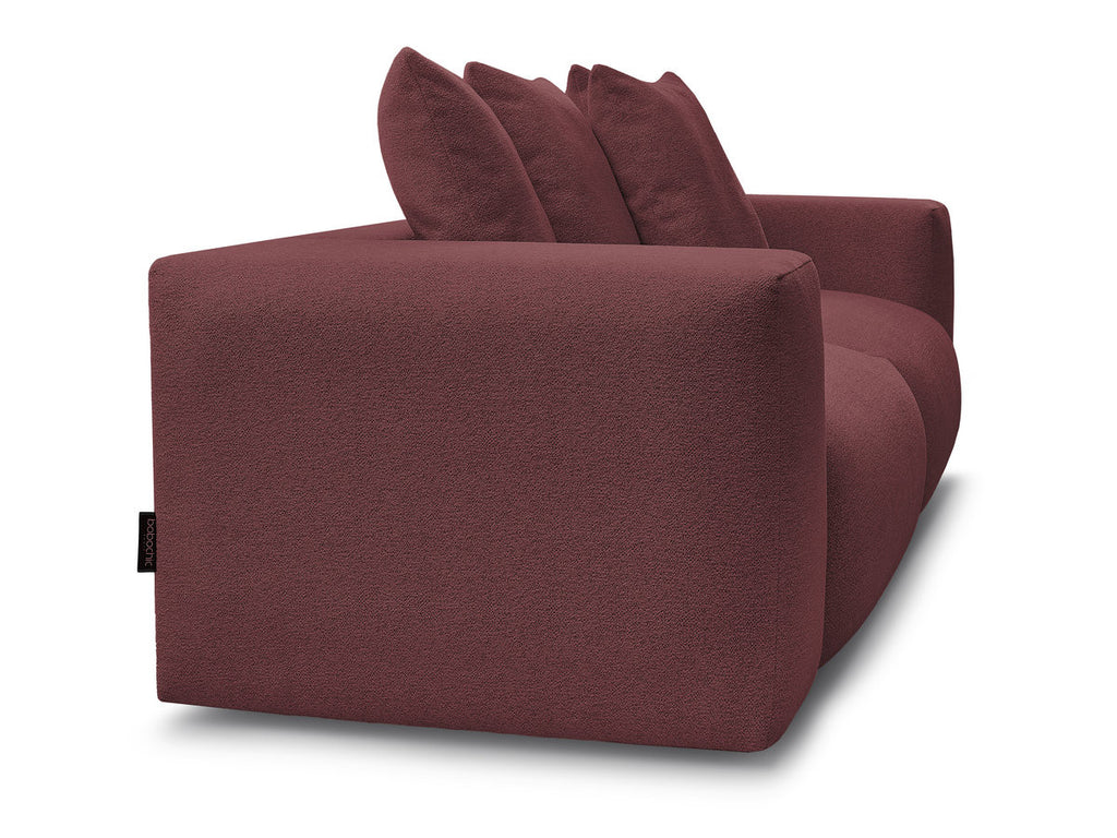 Voltaire - Modular Fixed Straight Sofa - Mottled Fabric