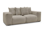 Voltaire - Modular Fixed Straight Sofa - Mottled Fabric