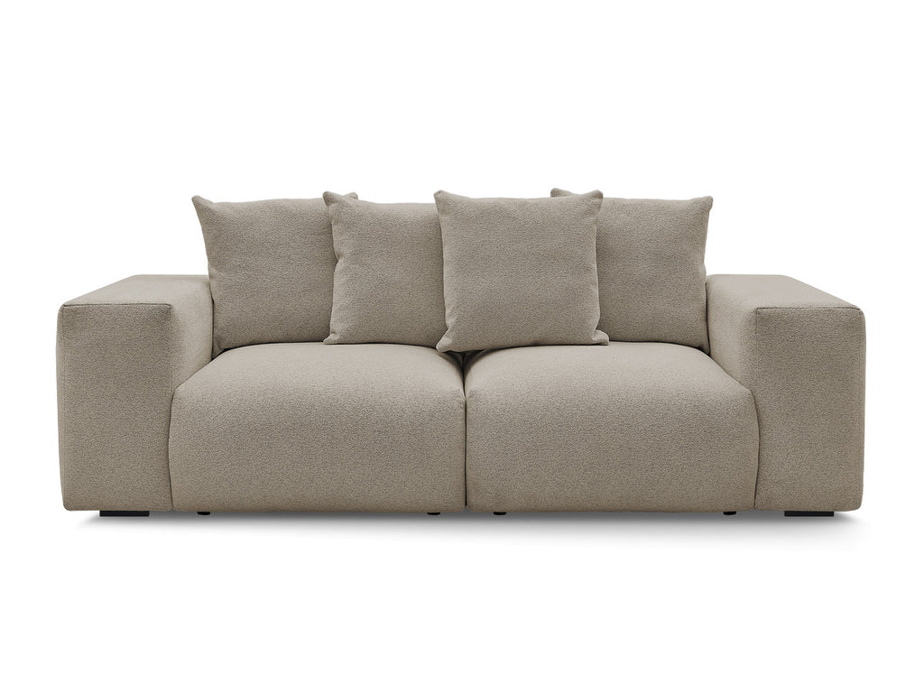 Voltaire - Modular Fixed Straight Sofa - Mottled Fabric
