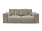 Voltaire - Modular Fixed Straight Sofa - Mottled Fabric