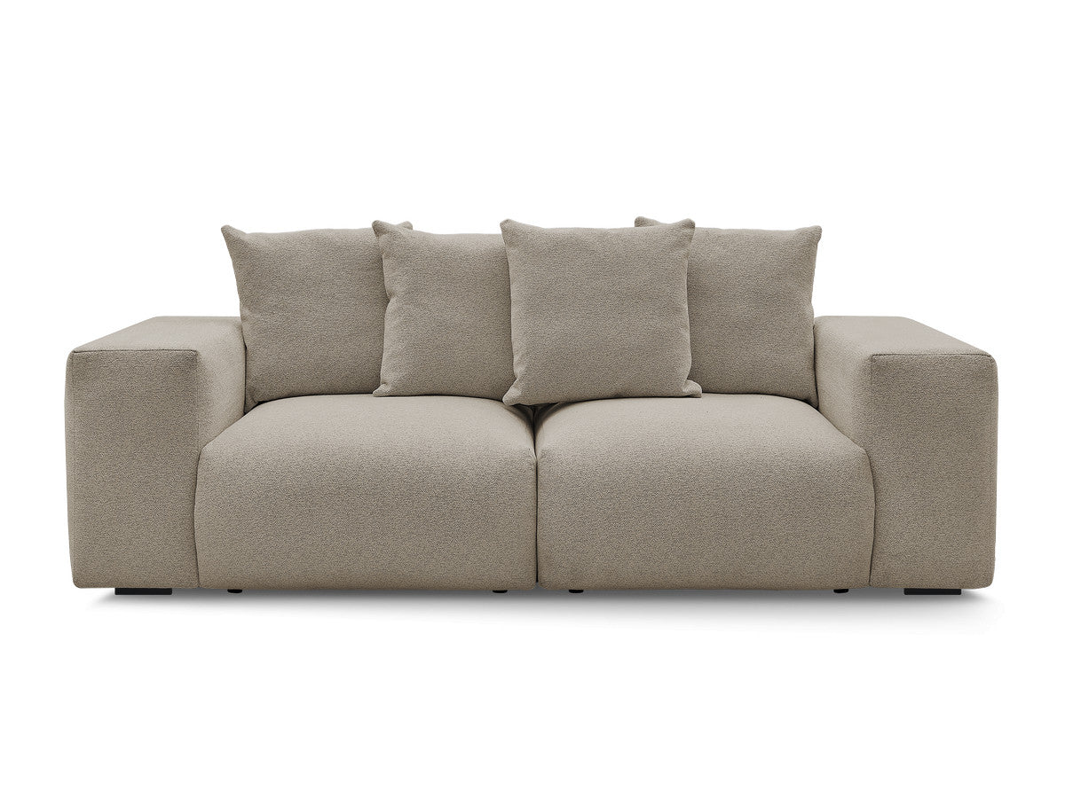 Voltaire - Modular Fixed Straight Sofa - Mottled Fabric