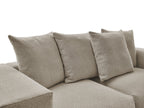 Voltaire - Modular Fixed Straight Sofa - Mottled Fabric