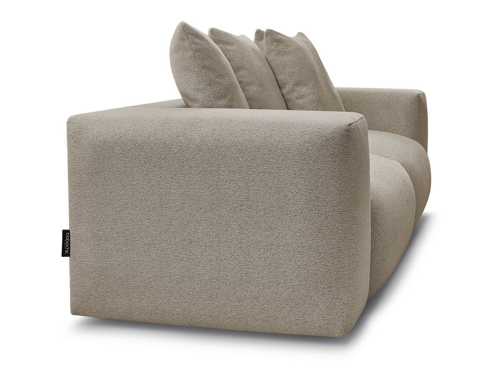 Voltaire - Modular Fixed Straight Sofa - Mottled Fabric