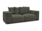 Voltaire - Modular Fixed Straight Sofa - Mottled Fabric