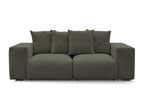 Voltaire - Modular Fixed Straight Sofa - Mottled Fabric