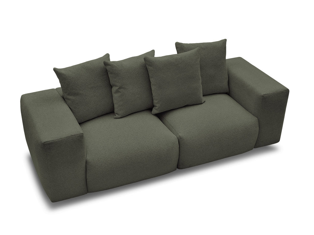 Voltaire - Modular Fixed Straight Sofa - Mottled Fabric
