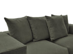 Voltaire - Modular Fixed Straight Sofa - Mottled Fabric