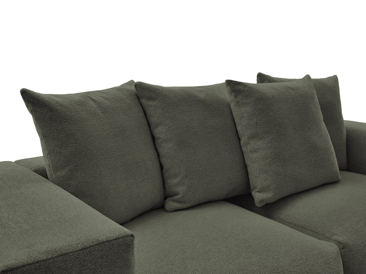 Voltaire - Modular Fixed Straight Sofa - Mottled Fabric