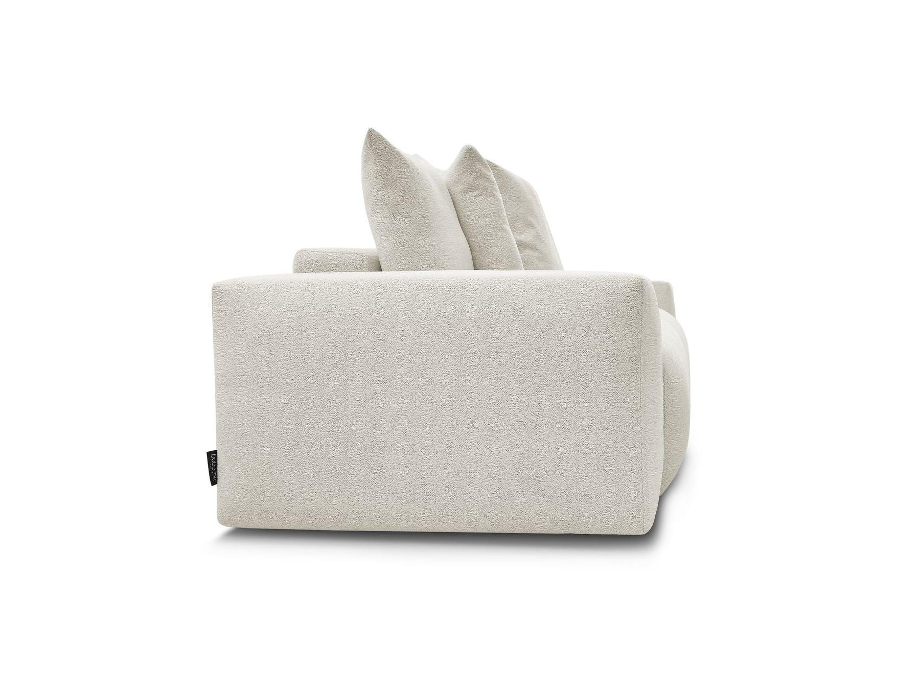 Voltaire - Fixed Straight 3-Seater Sofa - Heathered Fabric