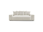 Voltaire - Fixed Straight 3-Seater Sofa - Heathered Fabric