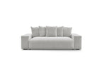 Voltaire - Fixed Straight 3-Seater Sofa - Heathered Fabric