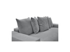Voltaire - Fixed Straight 3-Seater Sofa - Heathered Fabric