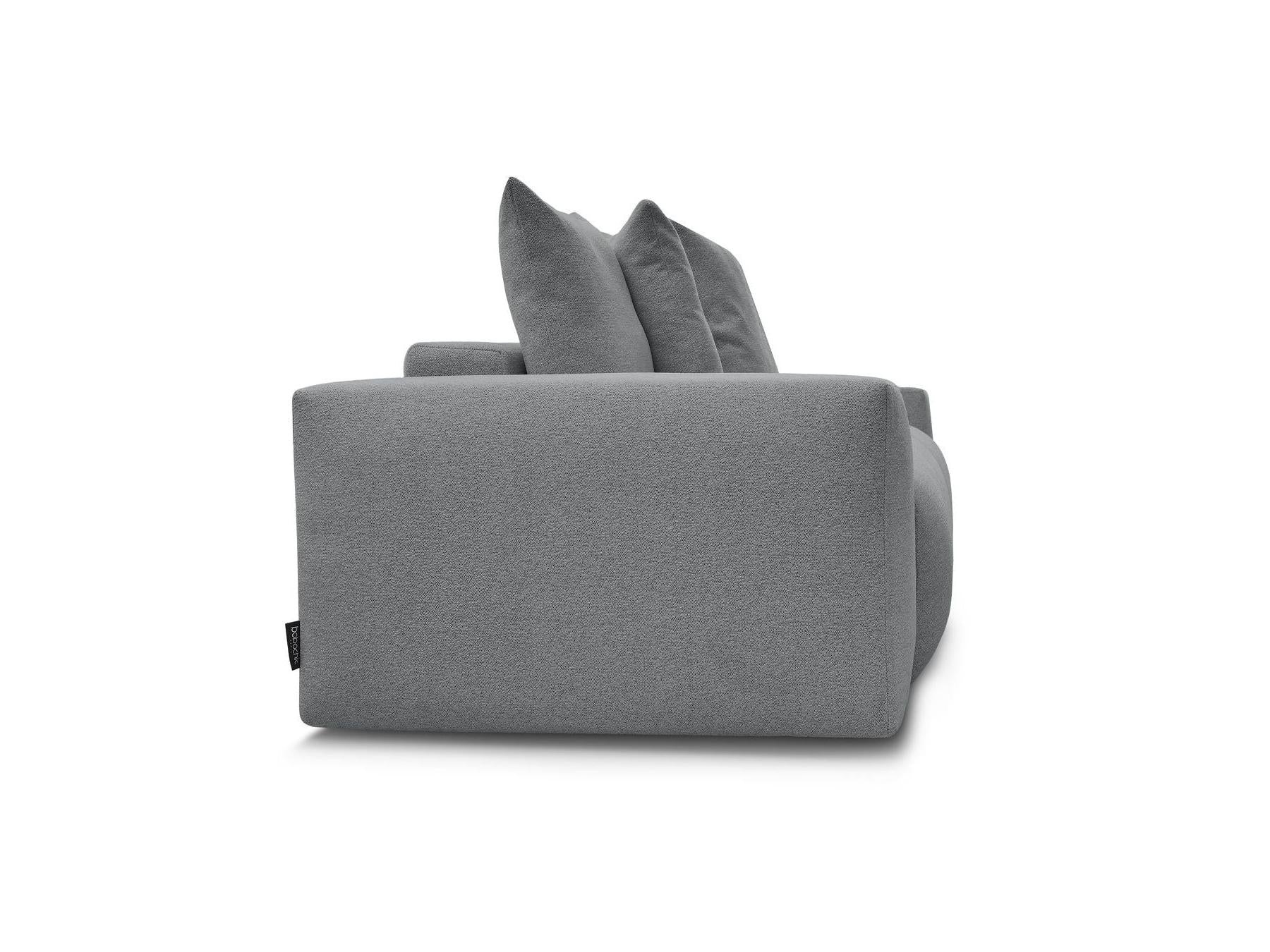 Voltaire - Fixed Straight 3-Seater Sofa - Heathered Fabric
