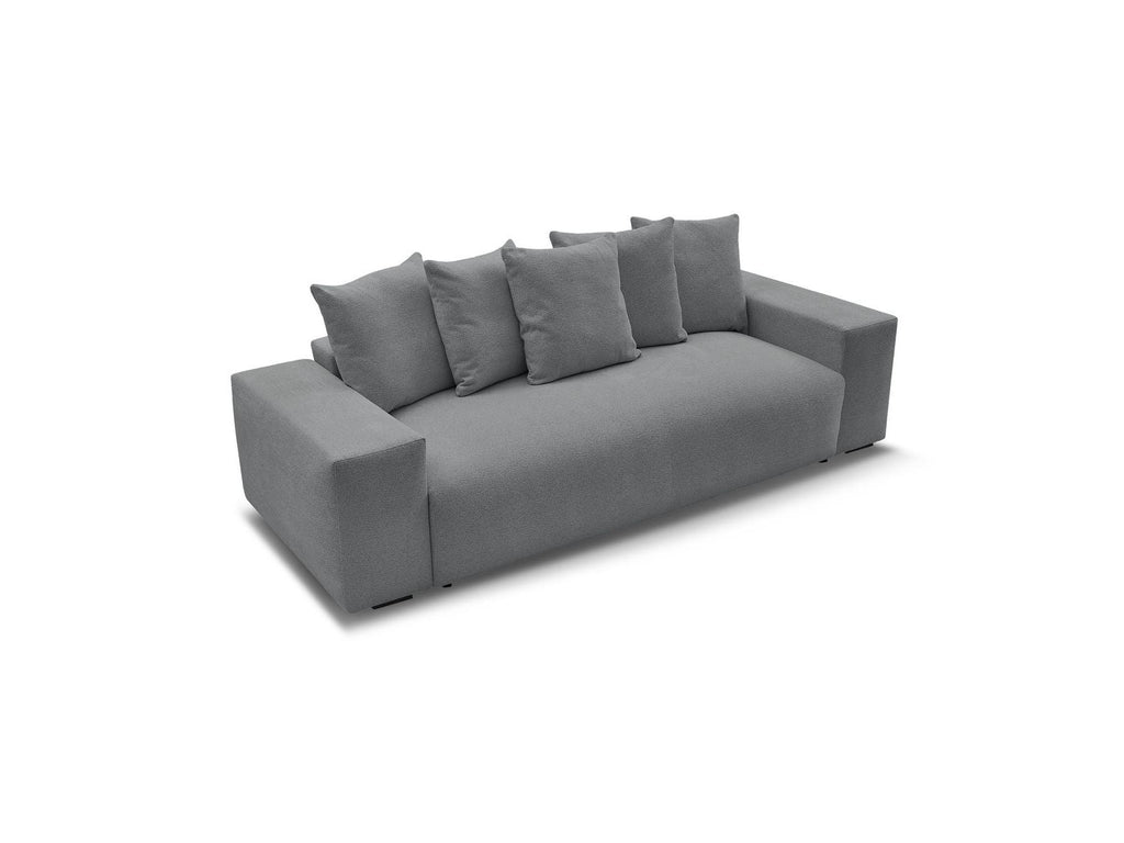 Voltaire - Fixed Straight 3-Seater Sofa - Heathered Fabric