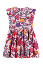 Robe - Rose Clair Et Fuchsia - Enfant Fille
